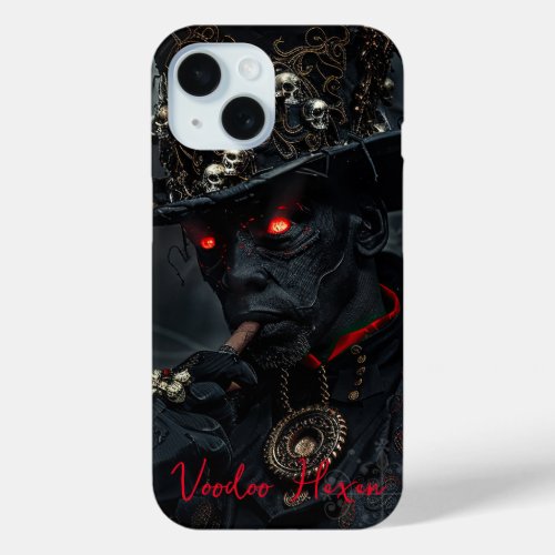 Voodoo Hexen _ The Dark Priest  iPhone 15 Case