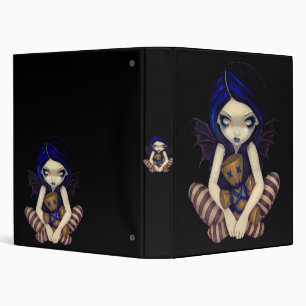 Voodoo in Blue gothic fairy Binder