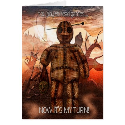 Voodoo-ing 1 "Head Games" BLANK Cards (Front)
