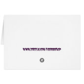 Voodoo Jazz Saxophone Player Cards (Back Horizontal)