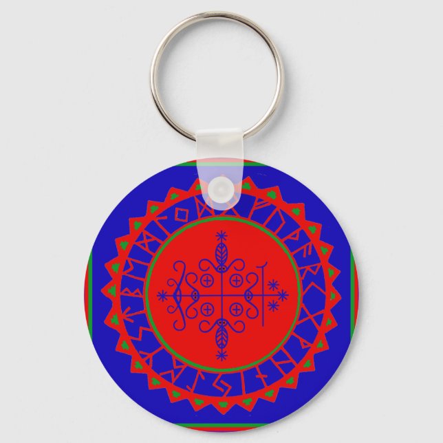 VooDoo Magik - Papa Legba Keychain (Front)