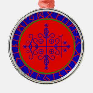 VooDoo Magik - Papa Legba Metal Ornament
