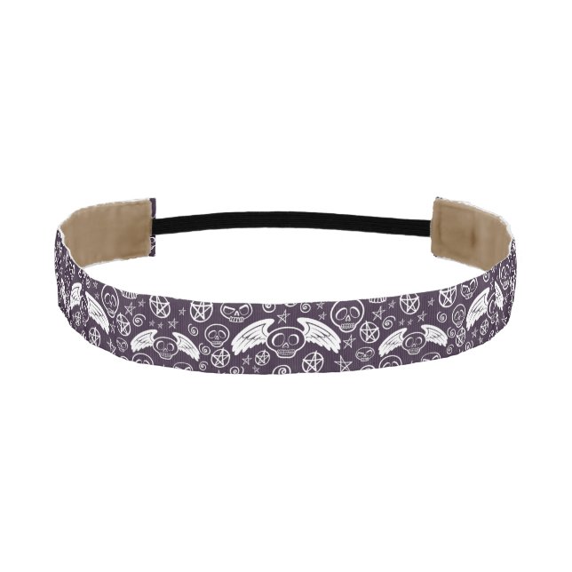 "Voodoo" Pattern Athletic Headband (Front)