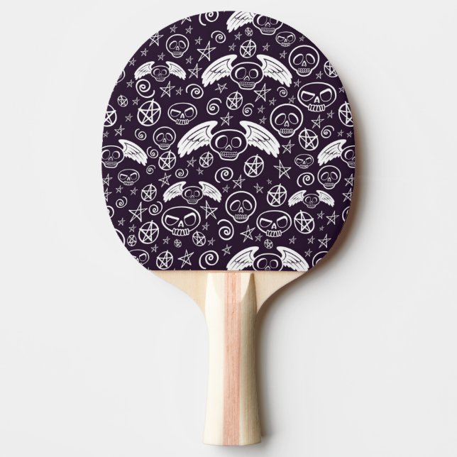"Voodoo" Pattern Ping-Pong Paddle (Front)