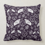 "Voodoo" Pattern Throw Pillow