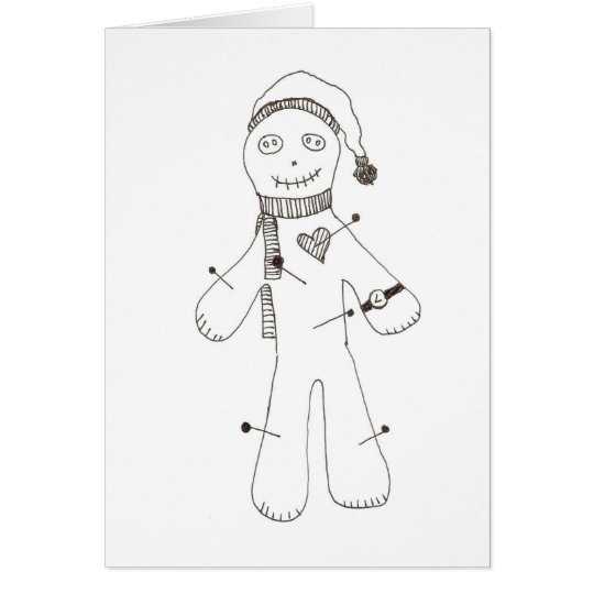 Voodoo Pincushion Card