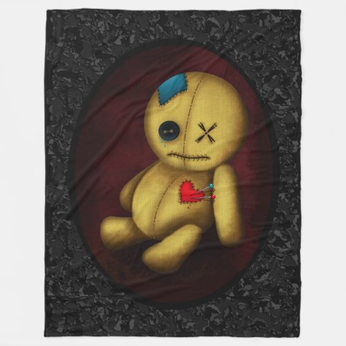 Voodoo Rag Doll Fleece Blanket