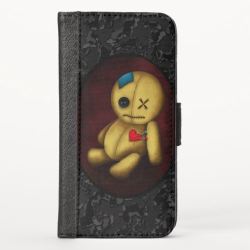 Voodoo Rag Doll iPhone X Wallet Case