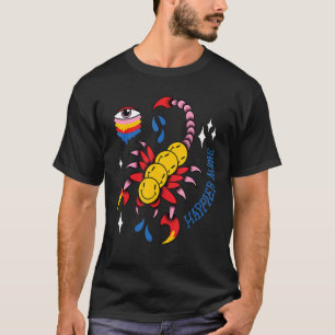 Voodoo Religion Magical Sorcery Happy Scorpion T-Shirt