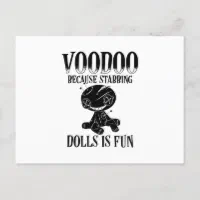 Sarcastic Thinking of You. Voodoo doll. for white or light backgrounds |  Poster