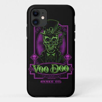 Voodoo Snake Oil Skeleton Iphone 11 Case by Brewerarts at Zazzle