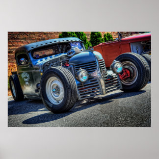 Voodoo Speed & Kustoms Dodge Poster