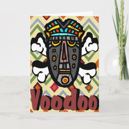 Voodoo  Spell Valentine Holiday Card