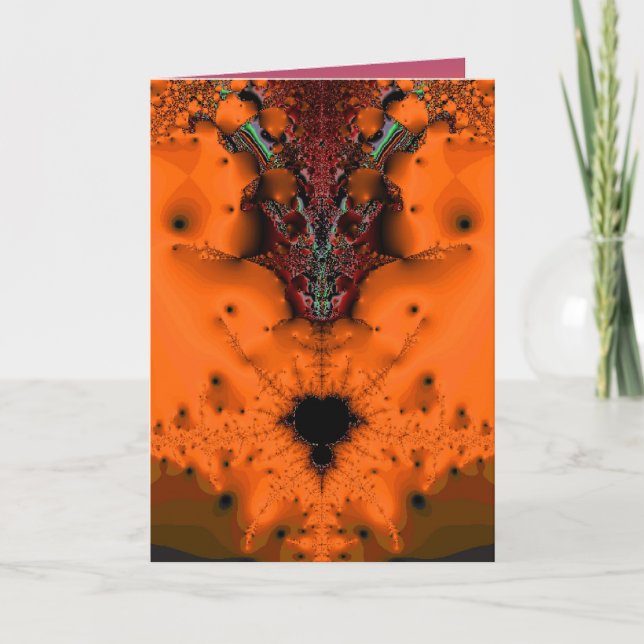 Voodoo Spirit Halloween Card (Front)