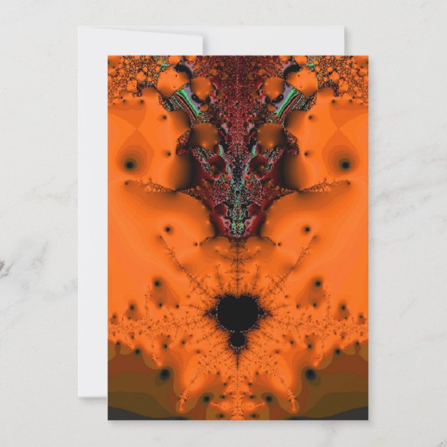 Voodoo Spirit Halloween Invitation (Front)