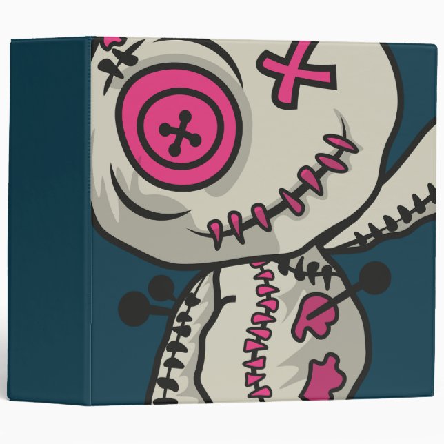 Voodoo Token Binder, 2" Paper Capacity 3 Ring Binder (Front/Spine)