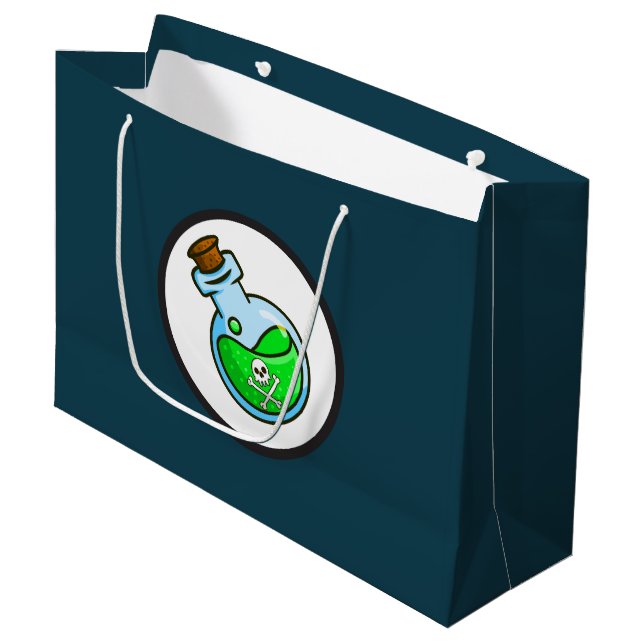 Voodoo Token Gift Bag - Large, Glossy (POISON) (Front Angled)