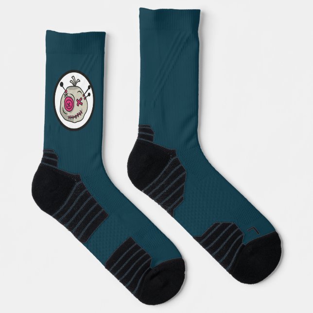 Voodoo Token High-Performance Athletic Crew Sock (Right)