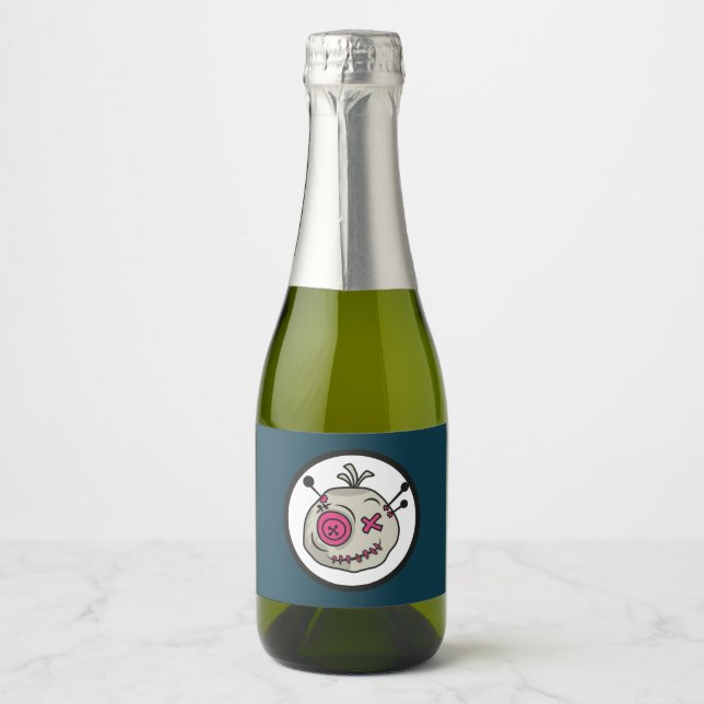 Voodoo Token Mini Sparkling Wine Bottle Label (Front)