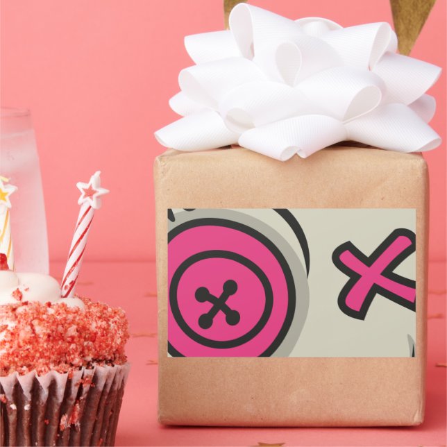 Voodoo Token Rectangle Stickers (Party)