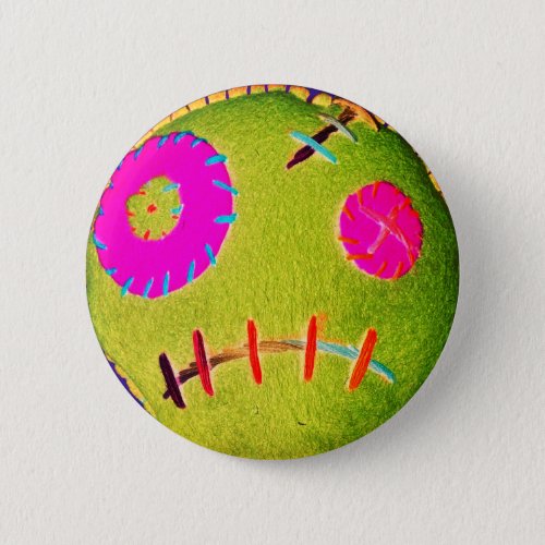 Voodoo Toxic Green Button