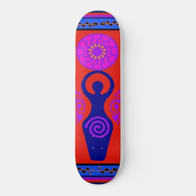 VooDoo Triple Goddess Skateboard Deck (Front)