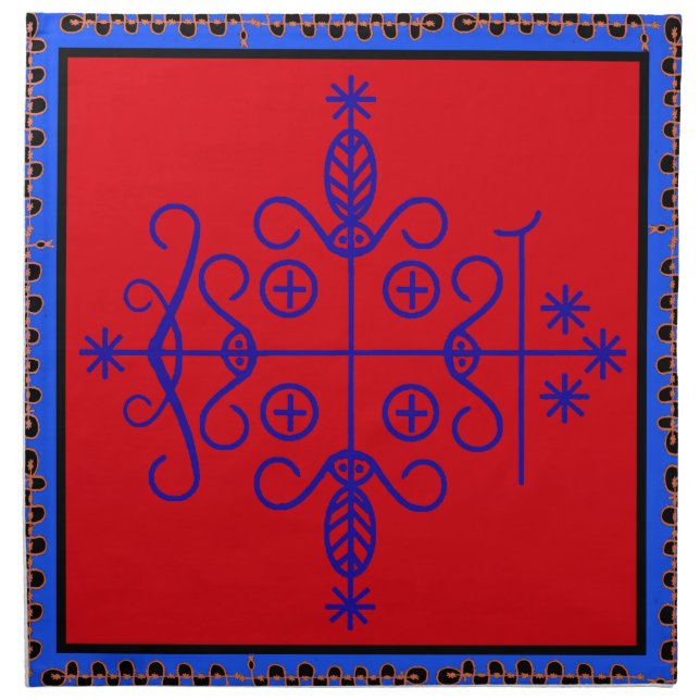 VooDoo Veve Magik - Papa Legba Napkin (Front)
