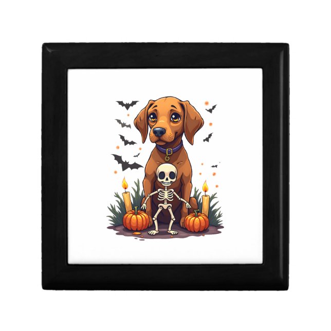 Voodoo Vizsla Dog Gift Box (Front)