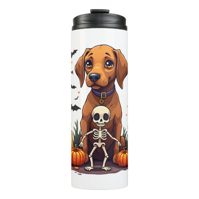 Voodoo Vizsla Dog Thermal Tumbler (Front)