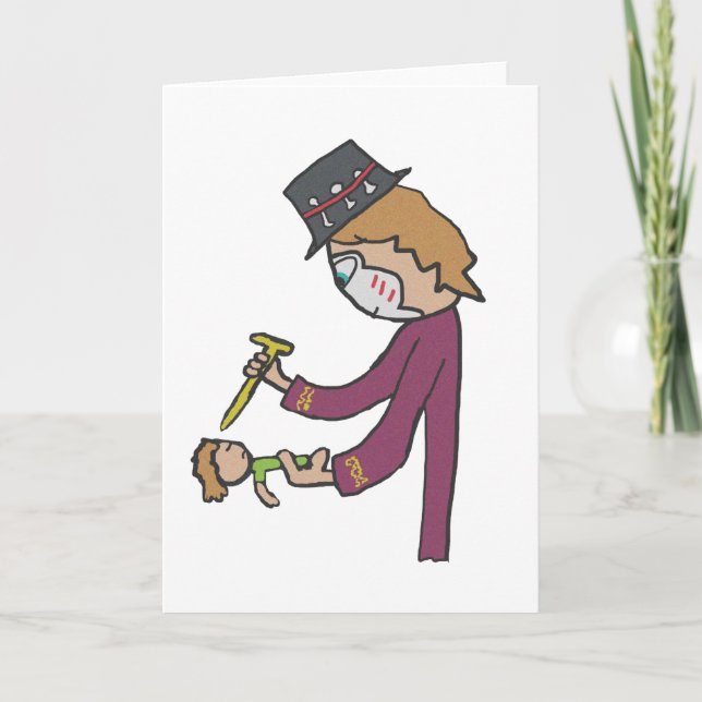 Voodoo Witch Doctor Card (Front)