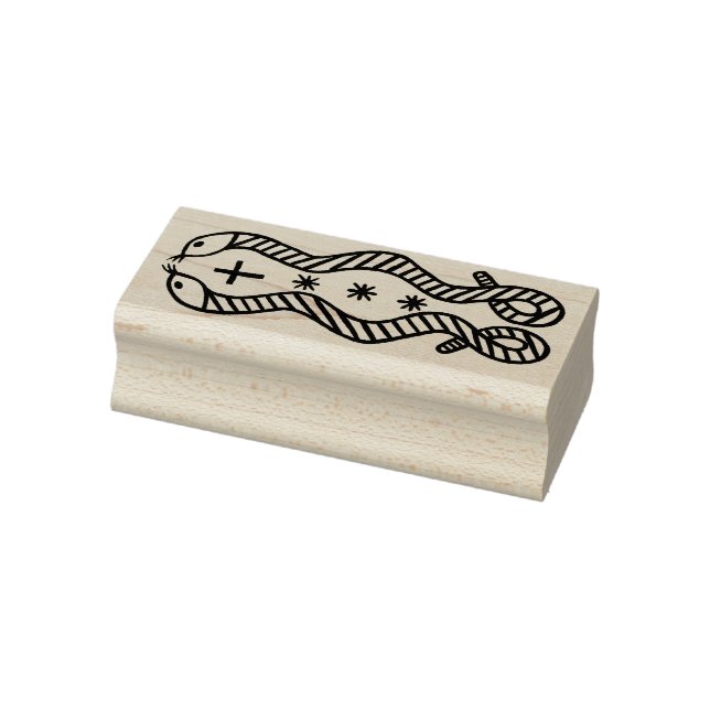 VooDou Serpents Rubber Stamp (Stamp)