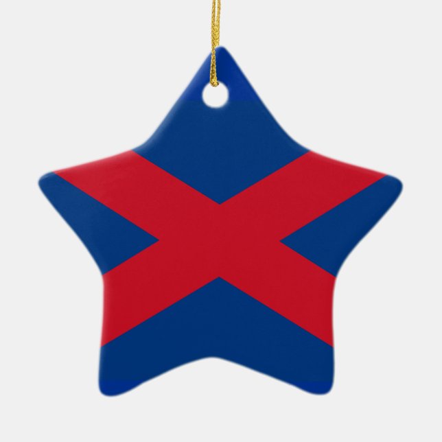 Voortrekker Flag Ceramic Ornament (Front)