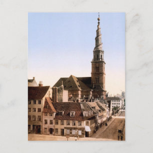 Vor Frelsers Kirke Church of Our Savior Copenhagen Postcard