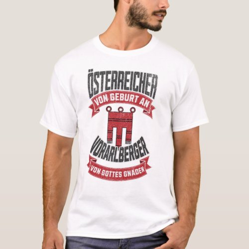 Vorarlberger Von Gottes Gnaden Retro Design T_Shirt