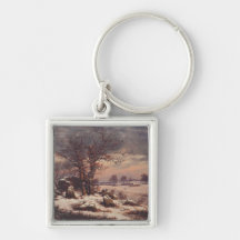 Vordingborg in Winter by J.C. Dahl Fine Art