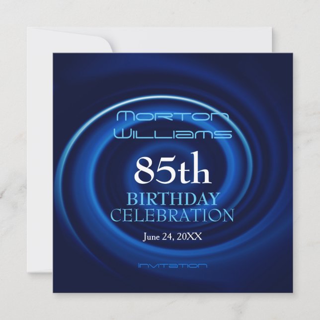 Vortex 85th Birthday Celebration Invitation (Front)