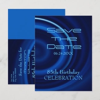 Vortex 85th Birthday Save the Date Postcard
