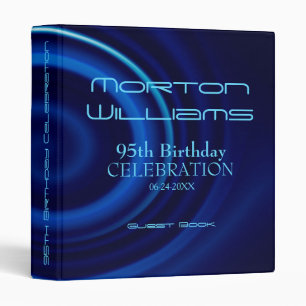 Vortex 95th Birthday Celebration Guest Book Binder
