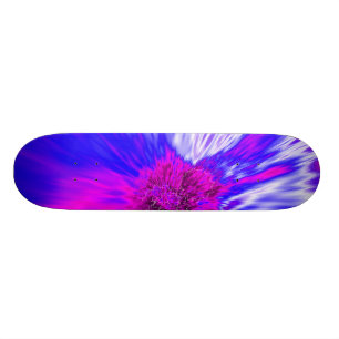 Vortex Abstract Digital Fractal Skateboard Deck