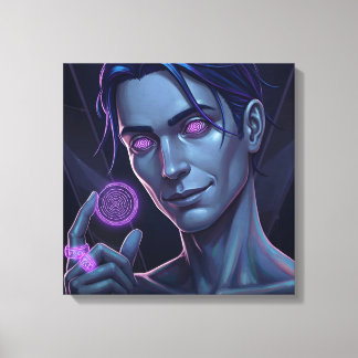 Vortex Clown Canvas Print