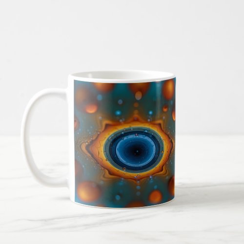 Vortex of Colors Abstract Dance of Oil and Water Coffee Mug