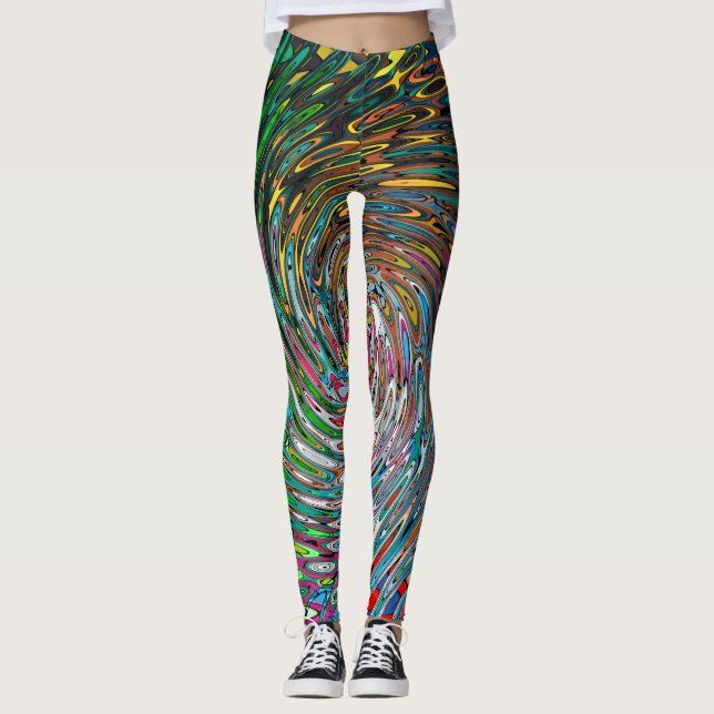 Vortex of Colors Leggings (Front)