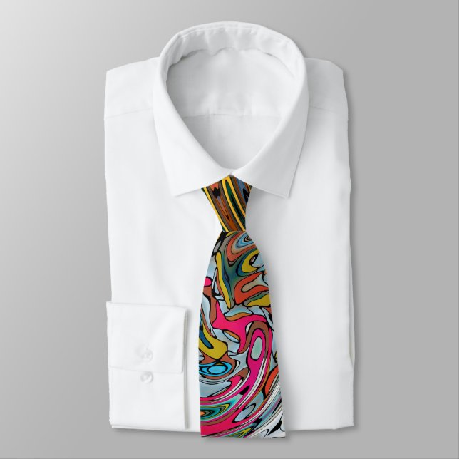Vortex of Colors Neck Tie (Tied)