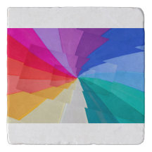 Vortex Of Colours on trivet
