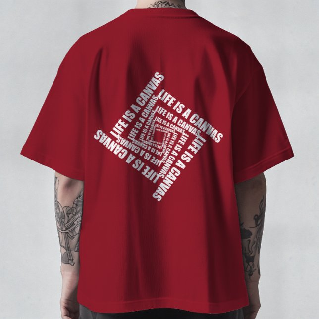 Vortex of Creativity - Life is a Canvas T-shirt. T-Shirt (Creator Uploaded)