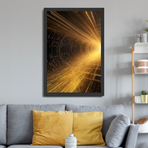 Vortex of Light Framed Art