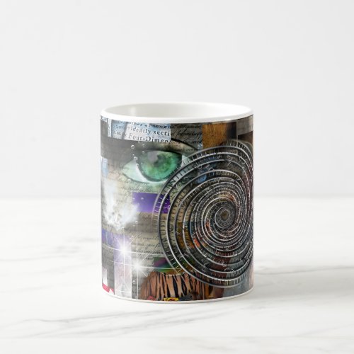 Vortex of Time Complex surreal artwork Coffee Mug