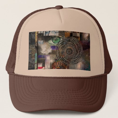 Vortex of Time Complex surreal artwork Trucker Hat