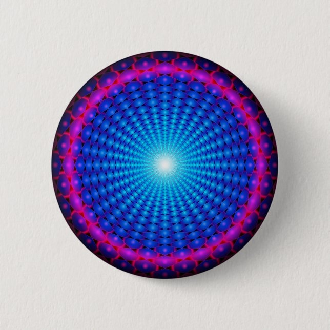 Vortex Spiral Pinback Button (Front)