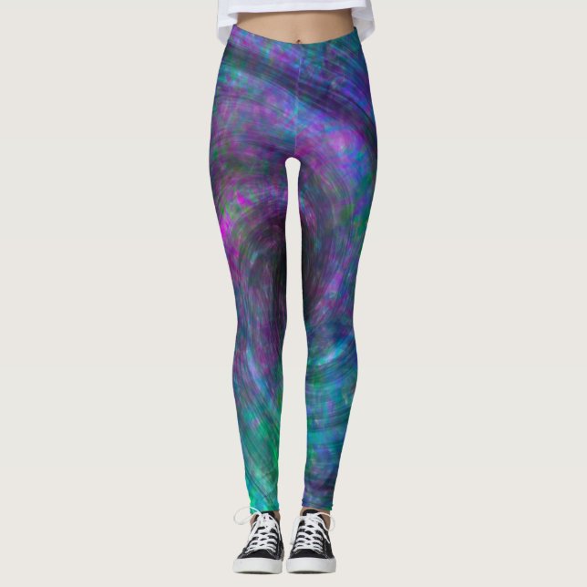 Vortex Tie Dye Leggings (Front)